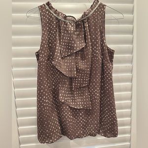 LOFT Flouncy sleeveless top. Party perfect!